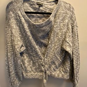 NWOT express sweater tie up never worn